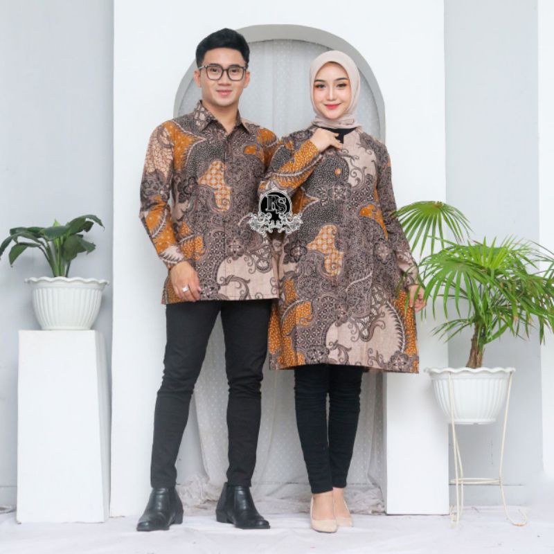 Batik couple / kemeja batik pria / lengan panjang / lengan pendek / tunik batik / blus batik / batik wanita / batik kantor