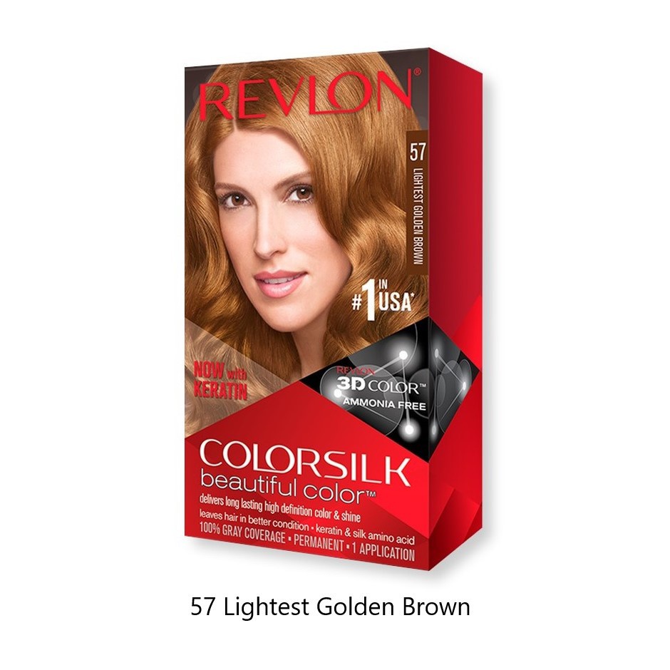 Revlon Colorsilk Permanen   Tanpa Ammonia Cat Rambut