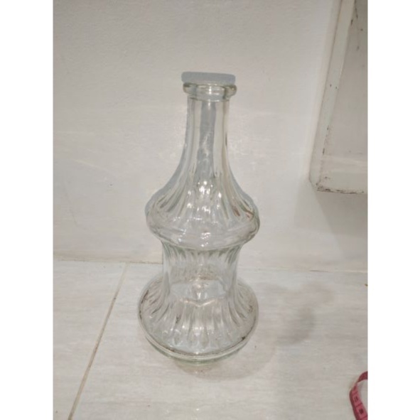 Pajangan Botol Bekas Bening Kuno Jadul Antik