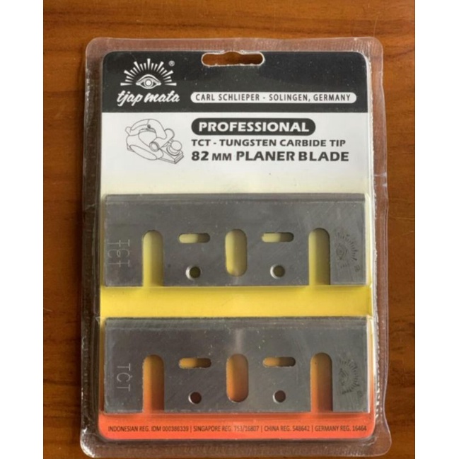 MATA PISAU SERUT TJAP MATA / EYE BRAND TCT / planer blade 82mm