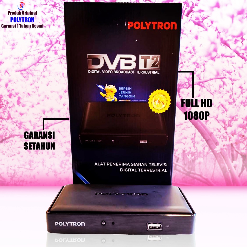 Set Top Box Standart Nasional Indonesia Garansi 1 Tahun Polytron Advan Freebox