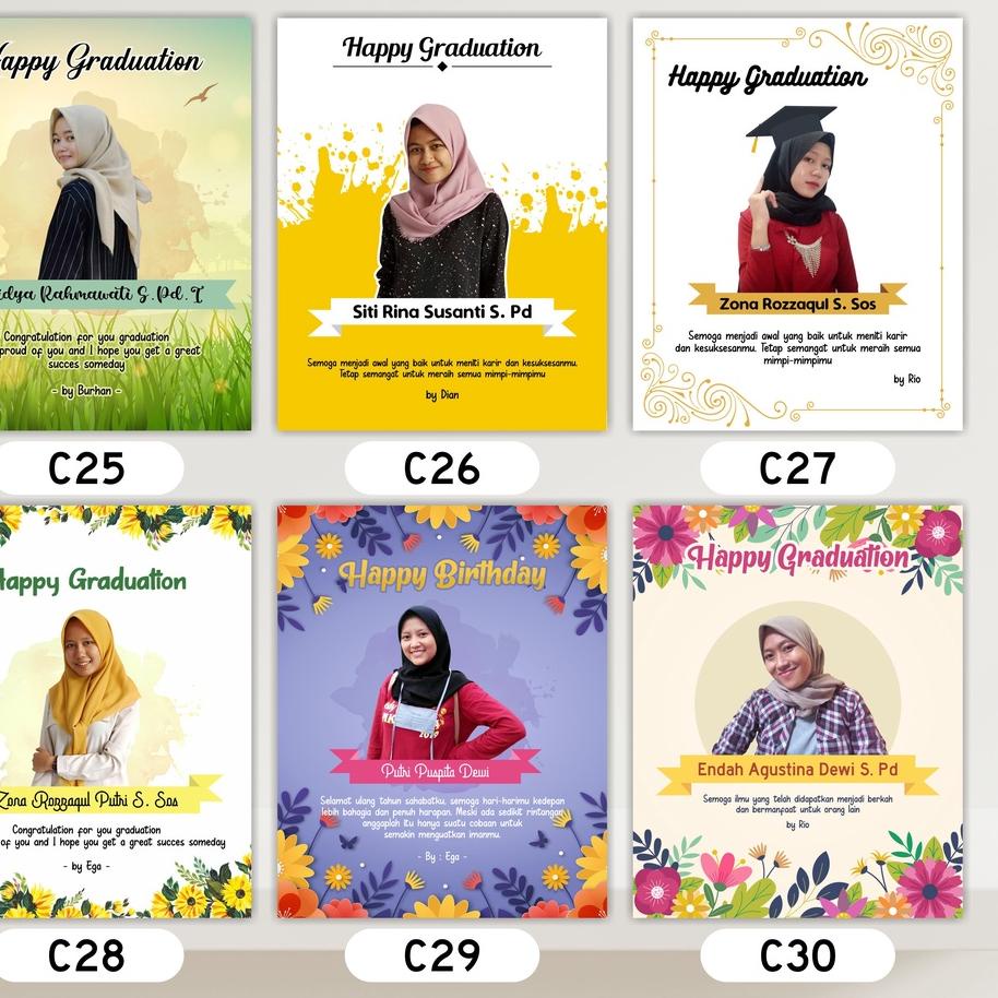 

ゎ [BEST SELLER] Kado Bingkai Wisuda Ulang Tahun Wedding Anniversary Murah Meriah Polaroid ゕ