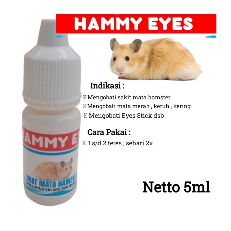 OBAT HEWAN HAMSTER - OBAT TETES MATA HEWAN