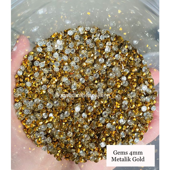 4mm Gems/Rhinestone/manik-manik/henna