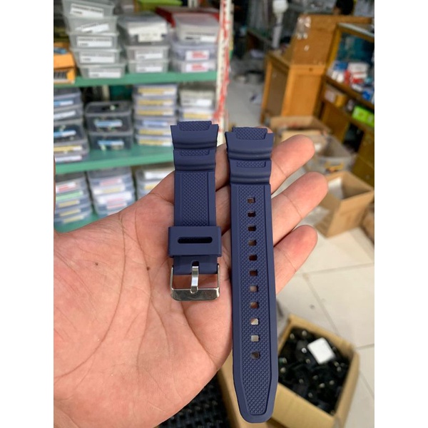 Strap tali jam Tangan Casio Ae1000 dongker 18mm