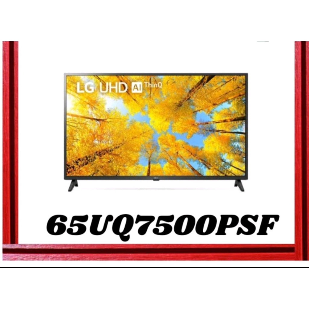TV LED LG 65 INCH TYPE  65 UQ 7500