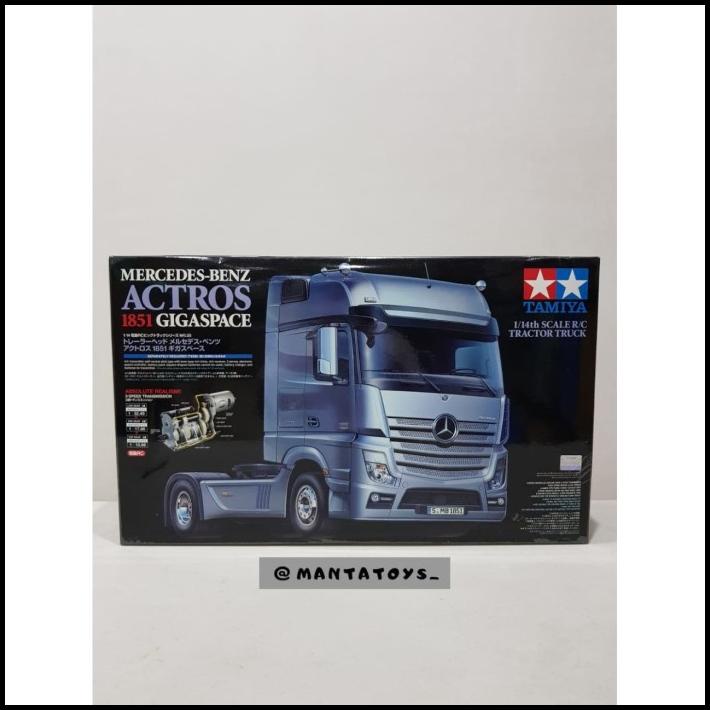 Promo Tamiya Truck Mercedes-Benz Actros 1851 Gigaspace 1/14Th Scale