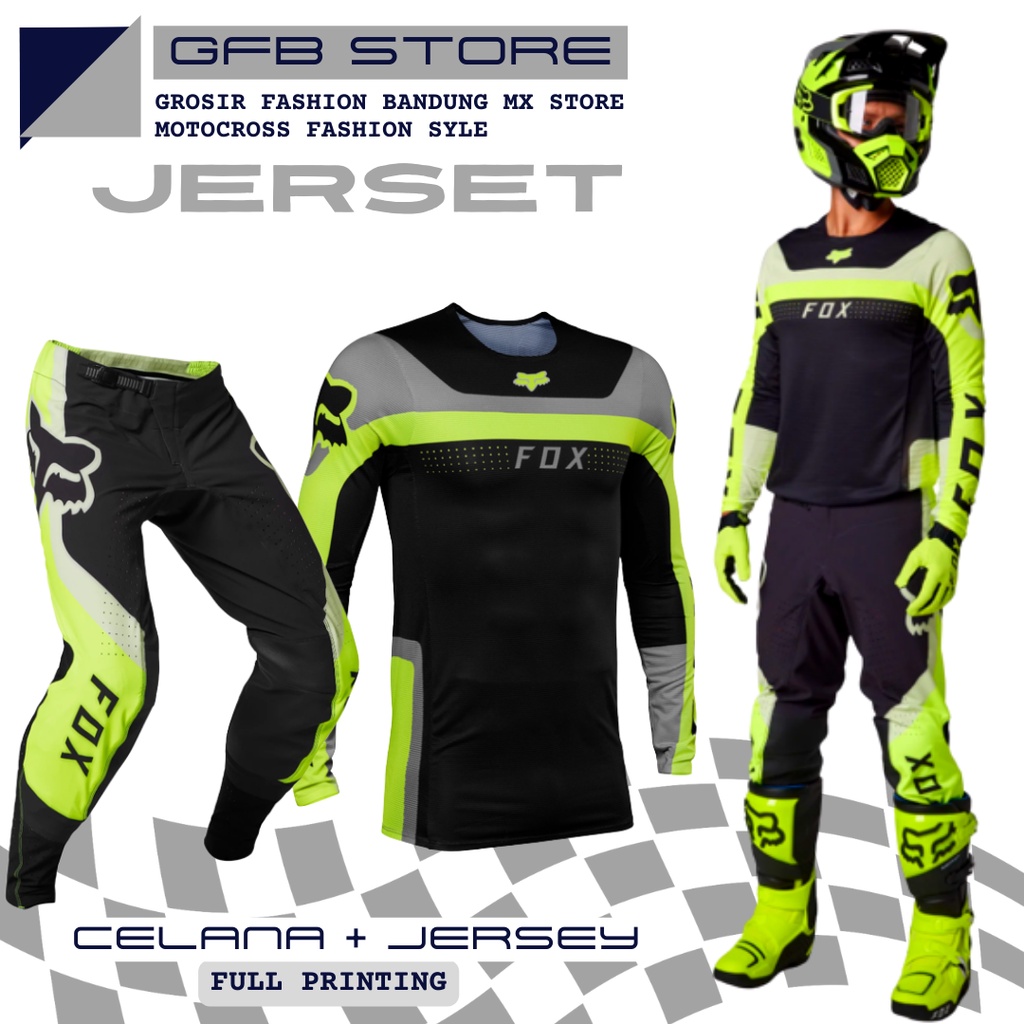 Jersey Set Celana Trail  motor cross Adventure Full Print|  Pant Gearset out wear Motocross New 2023 Fashion