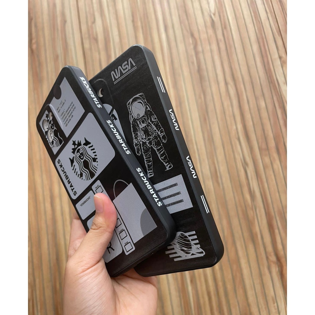 CASE BLACK WHITE / CASE HP OPPO A15 / A55 / CASE COWOK