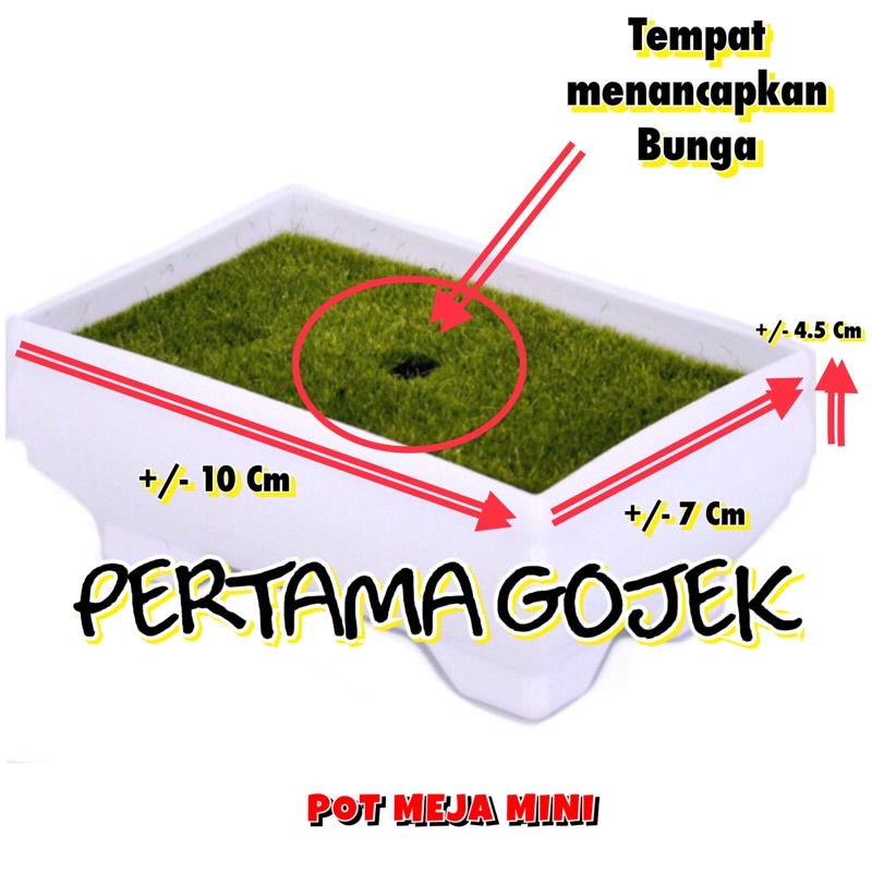 Pot Mini/ Pot Meja/ Pot Hiasan/ Pot Dekorasi/ Pot Bunga/ Pot Plastik/ Pot Kecil