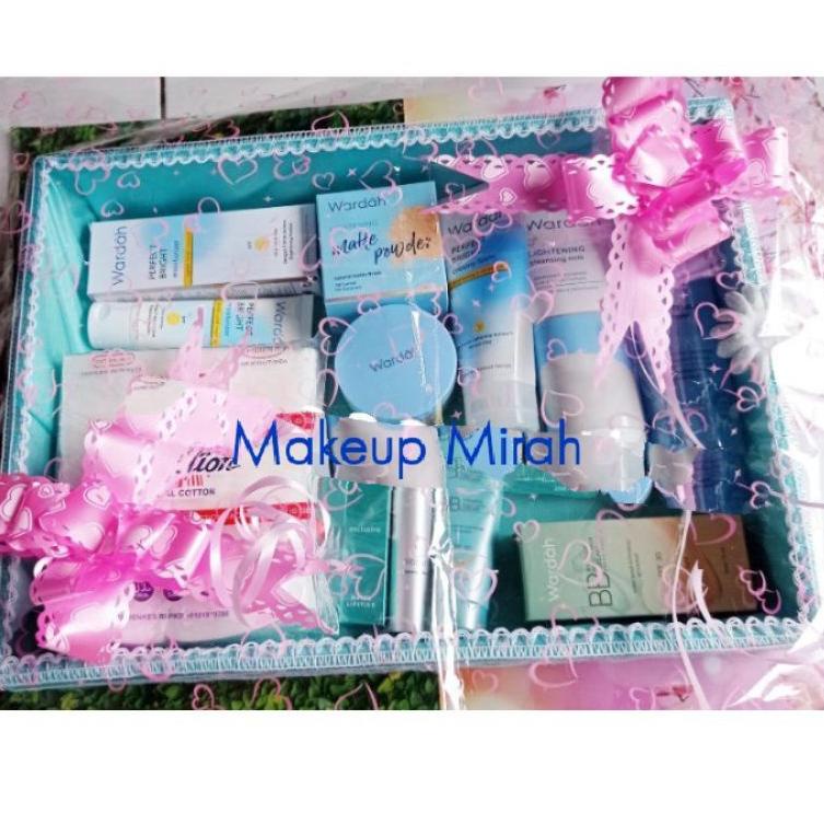 Jual Belanja Mantap Wardah Paket Seserahan Lengkap Wardah Hantaran Nikah Parsel Kosmetik