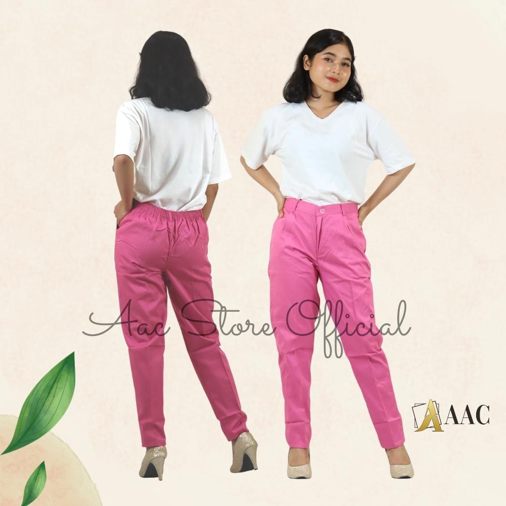 Baggy Pants Premium, Celana Wanita Premium American Drill Grade A , Celana Panjang Wanita