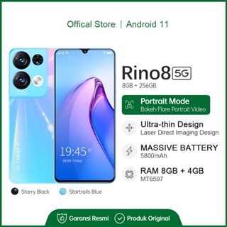 【COD+Pengiriman lokal】hp murah Rino8 Pro Ponsel Asli 12GB RAM+512GB ROM Android 24+48MP HD Kamera smartphone Dual SIM Dual Standby 5G cuci gudang  handphone