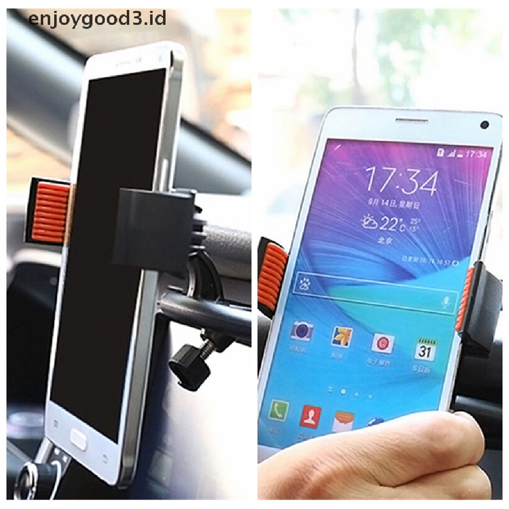 ^ Rready Stock ^ 360 Derajat° Stand Holder Slot CD Mobil Untuk iPhone / Samsung / Smartphone / GPS