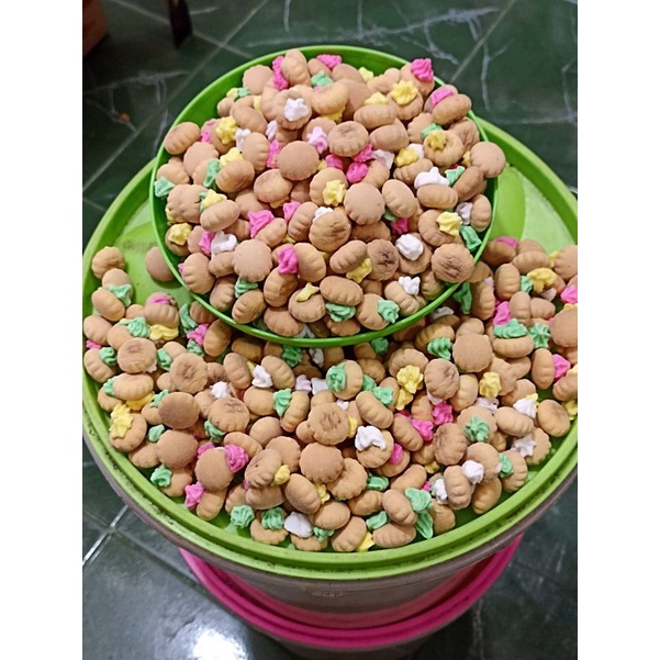 

Kue Kancing Biskuit Kembang gula 250gram GEM Rose Snak Jadul