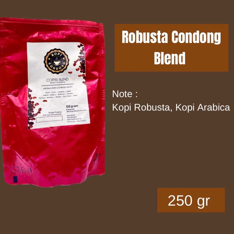 

Kopi Robusta Condong Blend 250 gr