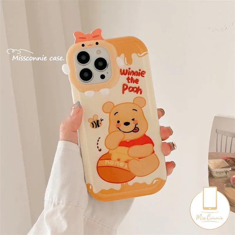 Soft Case Desain Kartun Pooh 3D Untuk Realme C30 C31 C35 C25s C15 9i 5i C21Y C17 C25Y C11 C25 C3 7i 6i 5 5s Cni1