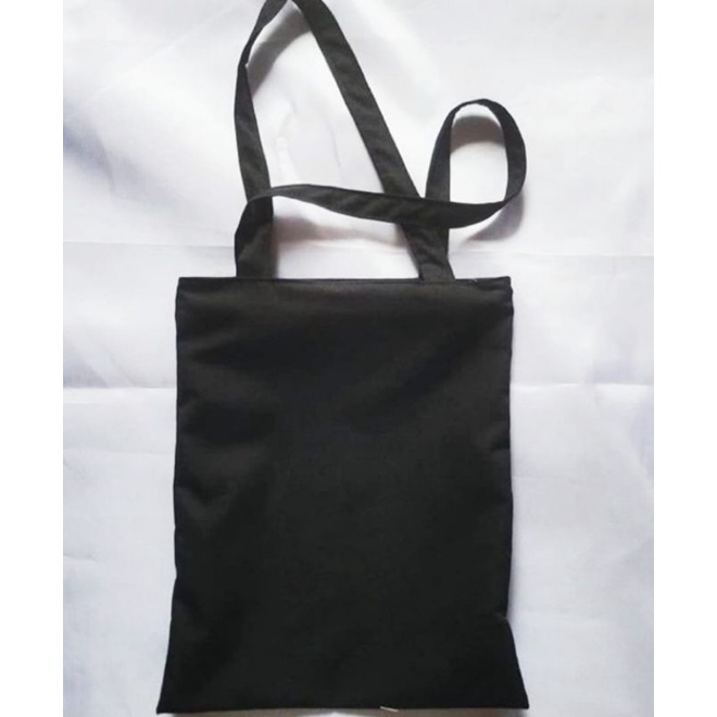 

Tas Jinjing Warna Hitam Polos (READY STOK) Bahan Baby Canvas P.32 T.40
