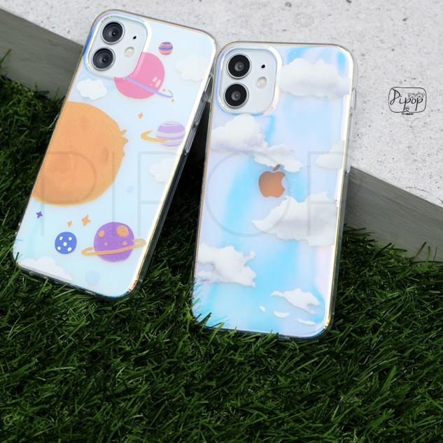 HOLO SPACE CASE iPhone 6 7 8 Plus X XS MAX XR 11 12 PRO MAX MINI - HLS CLOUD, iPhone 6/6s