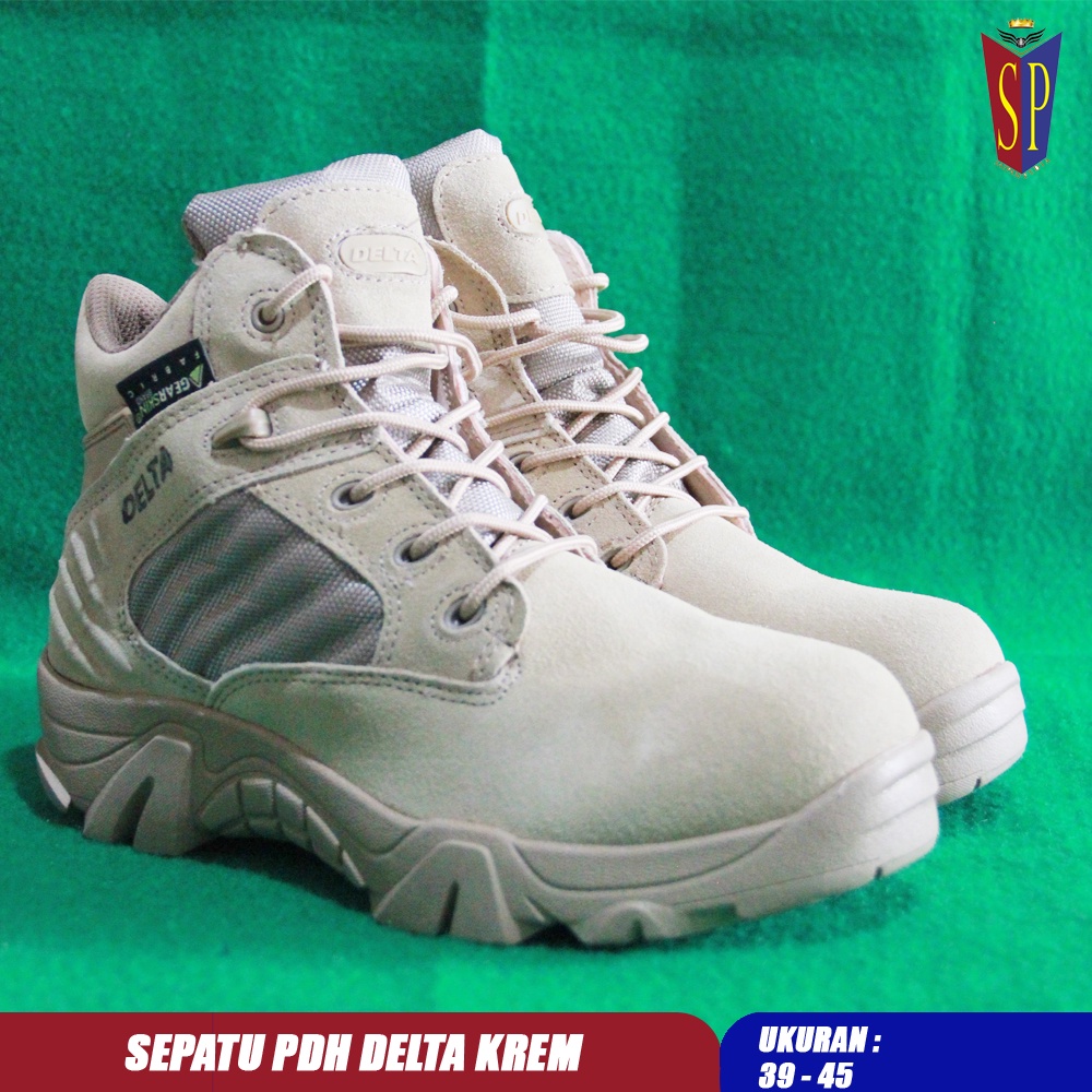 Sepatu Tactical Cordura Delta Boots 6 Krem - Sepatu PDH Tactical