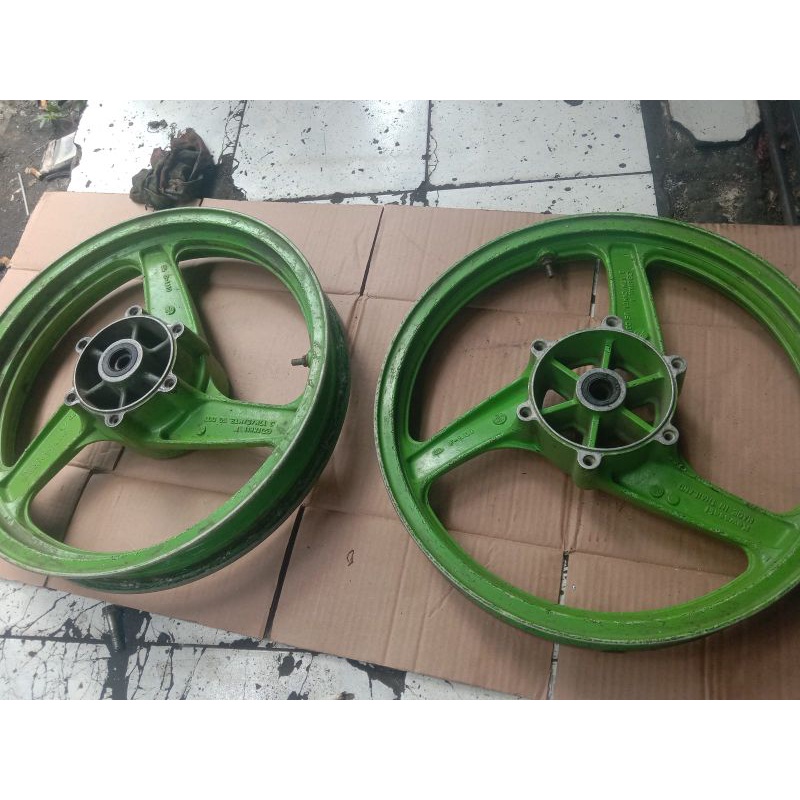 Kawasaki Velg Ninja RR Thailand depan belakang Original