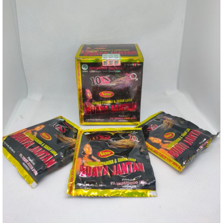 Buaya jantan 10x serbuk original