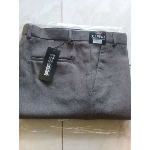 Celana Formal Pria Celana kantor slimfit Celana Bahan Woll tebal (Coklat tua &amp; coklat muda)27 - 38