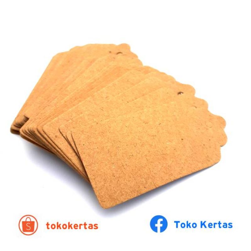 

HANGTAG BAJU POLOS CRAFT PAPER