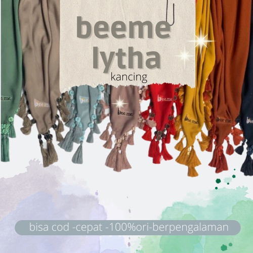 BEEME KANCING LYTHA SERIES ORIGINAL VOAL PREMIUM SEGI EMPAT SQUARE POLIESTER