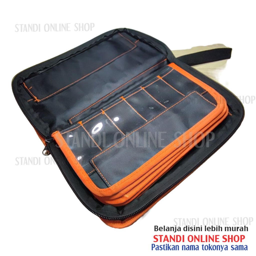 Tas Penyimpanan Lishi 2 in 1 Tool Bag Special Carry Bag Case Locksmith Ahli Tukang Kunci