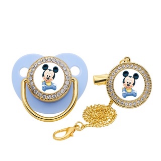 Mainan Dot Empeng Bayi 0-6 Bulan Desain Mickey Minnie Huruf
