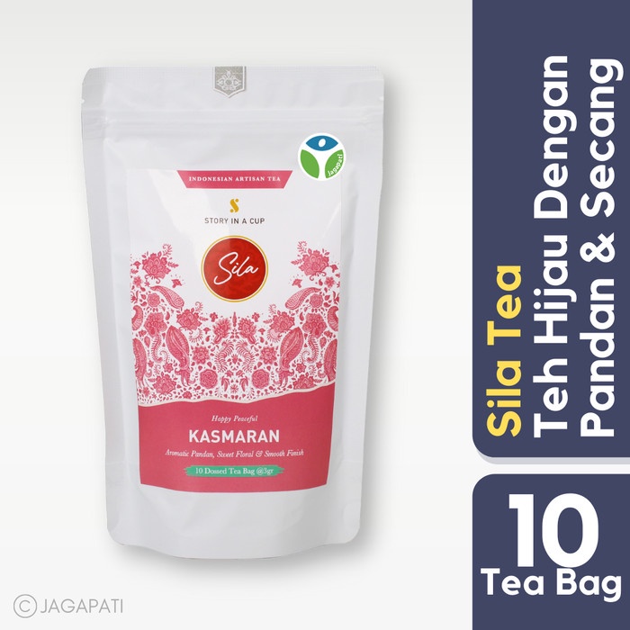 

SILA TEA - KASMARAN (10 DOSSED TEA BAG @3GR) - TEH HIJAU