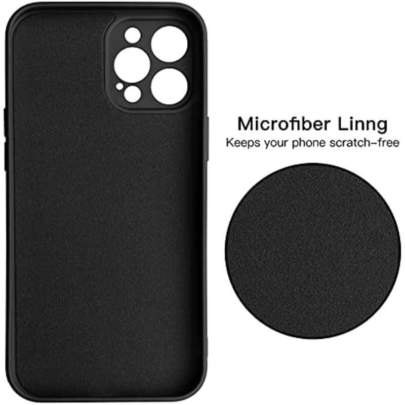 Case Pelindung Kamera Bahan Silikon Gel Karet Dengan Lapisan Microfiber Untuk iPhone 6 6s 7 8 Plus X XS Max XR SE 2022 11 Pro Max