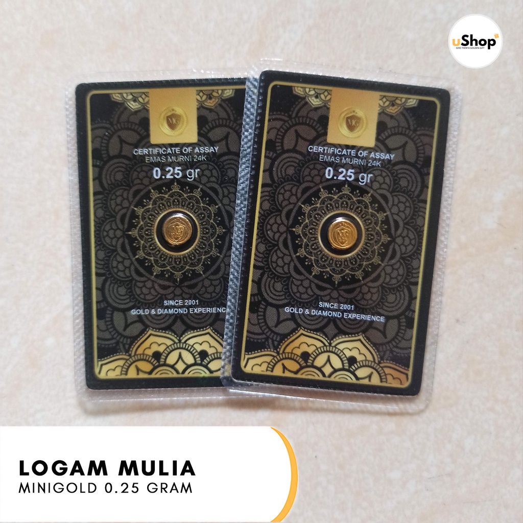 Emas Logam Mulia Minigold 0.25 gram