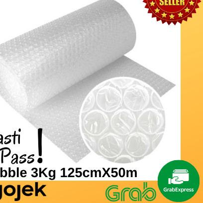 

Bubble Wrap Roll Premium 3kg Gaemi 125cmx50m Harga Promo! - 3kg Putih