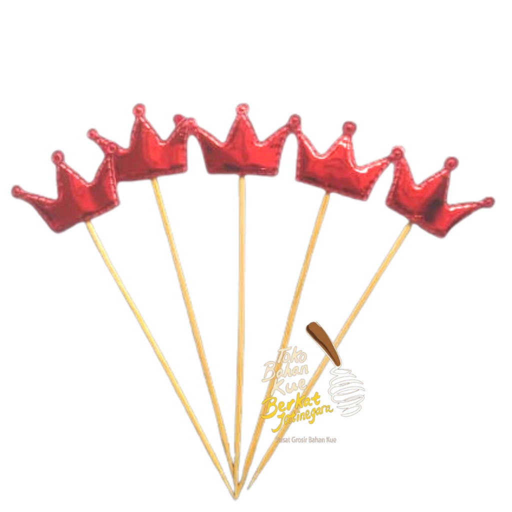 CAKE TOPPER MAHKOTA / TOPPER KUE / HIASAN KUE
