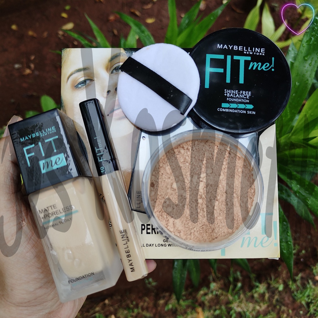 MYB Perfect Beauty Make Up Set 3 in 1 Bedak Tabur Fondation Concealer / Grosir Kosmetik