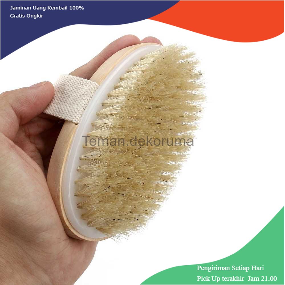 TD-PR2 NICEMAS Sikat Mandi Scrub Badan Bath Brush Soft Bristle - SP884