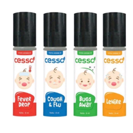 Cessa Baby Cough N Flu / Fever Drop Lenire Bugs Away Immune Booster Bayi 5 Essential Oil