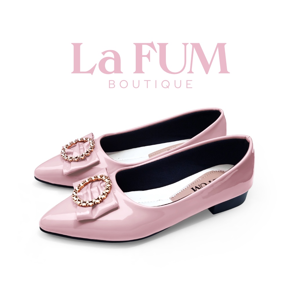 Sepatu pansus wanita Casual pantofel kerja New Arrival - Jazlyn by La FUM