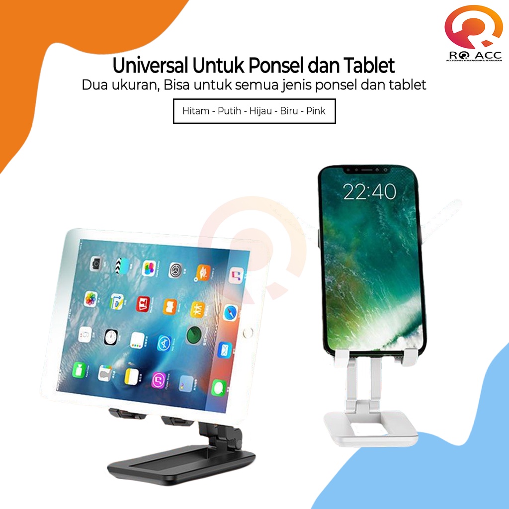 [RO ACC] NVN-F6 PHONE STAND NANVAN HOLDER HP WITH FAN + LIGHT ALL TIPE HP