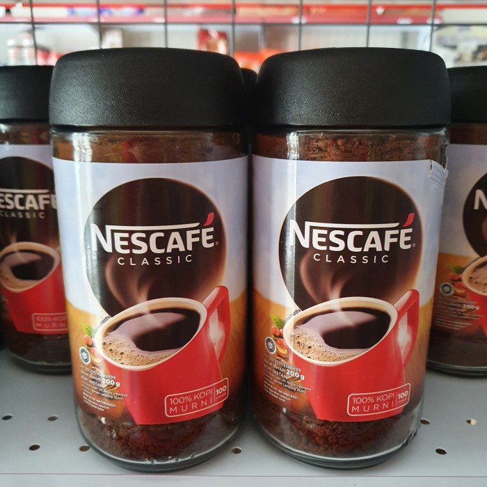 

NESCAFE CLASSIC JAR 200GR KOPI INSTAN KOPI HITAM BOTOL 200GR