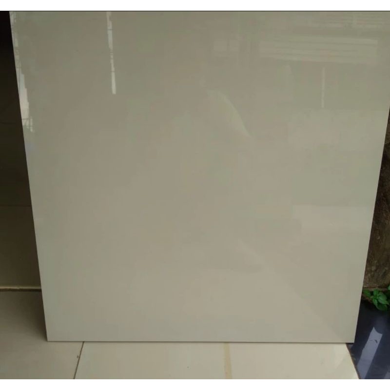 Granit Lantai Glossy 60x60 BIANCO IVORY Valentino