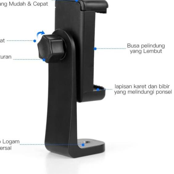 INBEX Tripod Phone Holder/Tripod Mount Adapter Smartphone Holder