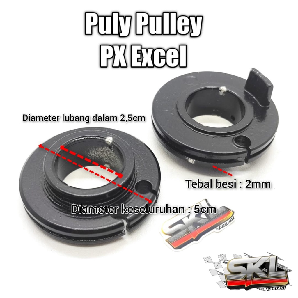 Pulley Puli Kawat Gas Gigi Persneling Vespa Px Excel