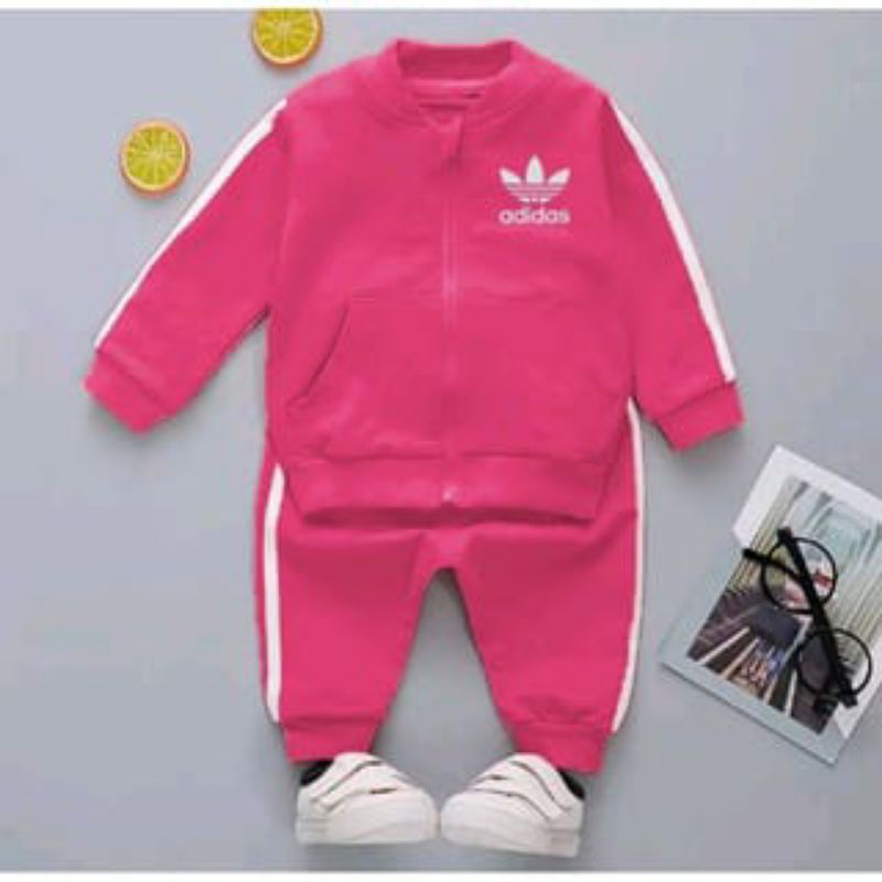 [1-5T] SETELAN OLAHRAGA JAKET JOGGER TRAINING ANAK UNISEX LAKI LAKI PEREMPUAN 0-5 TAHUN / SETELAN LENGAN PANJANG JAKET SWEATER OLAHRAGA