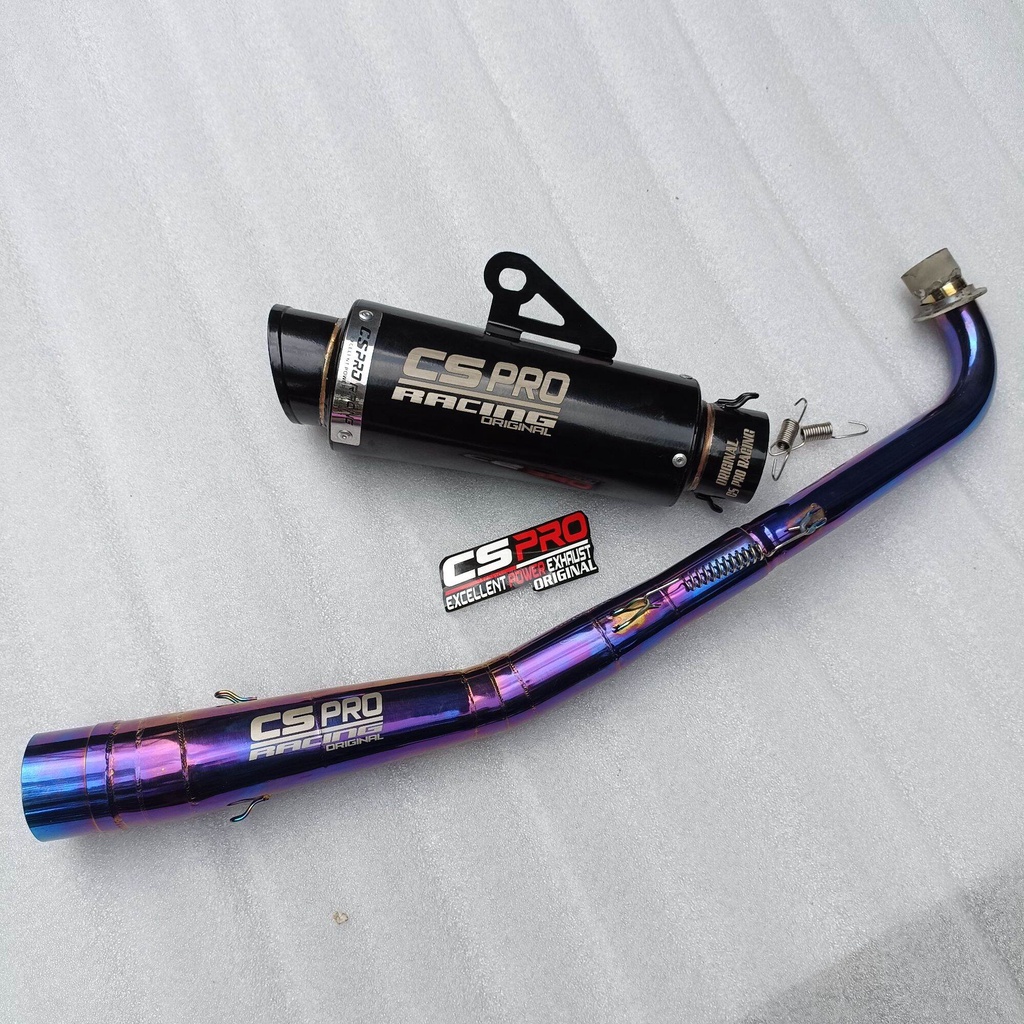 Knalpot Cs pro Original Knalpot Racing Supra x 125 Jupiter z vega R /zr blade Revo fit Revo Absolut