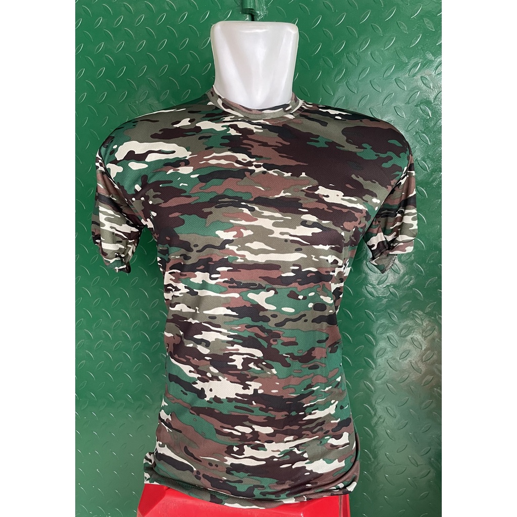 Kaos Dryfit Loreng Multicam TNI AD - Kaos Dryfit TNI AD Multicam terbaru - Jersey Loreng AD