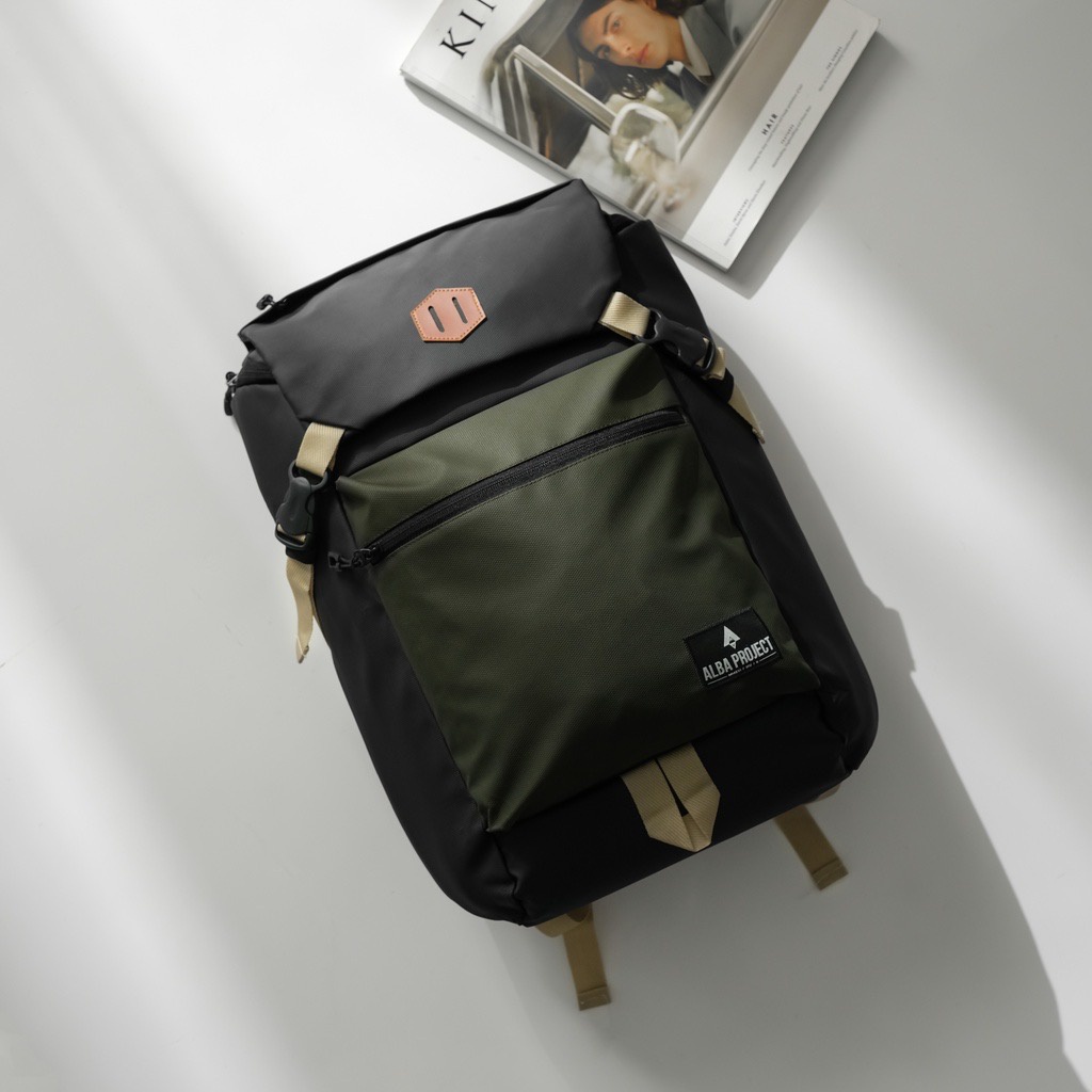 Alba Project - Backpack Venom - Tas Ransel Laptop To 15.6 Inch - Tas Punggung - Tas Pria - Tas Wanita