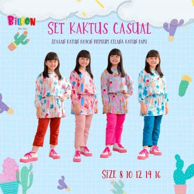 Set Tunik Kaktus by Billion